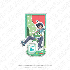 キャラディショナルトイ　ケロロ軍曹　花札柄アクリルスタンド（ケロロ・冬樹）