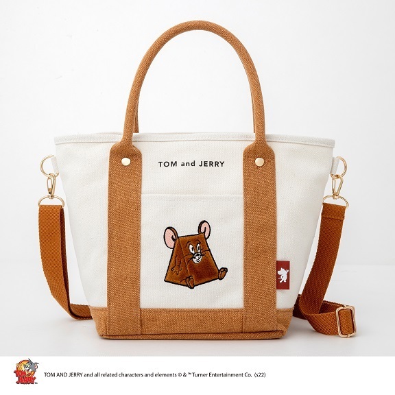 Tom And Jerry Tm Funny Art 2wayトートバッグbook ジェリーver セブン イレブン セブンネット限定 通販 セブンネットショッピング