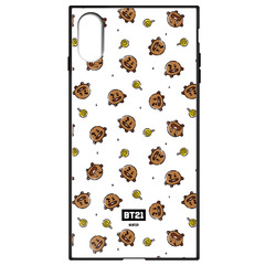 BT21 【SHOOKY（パターン）】 ガラスハイブリッドiPhoneXS/Xケース