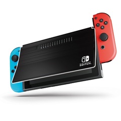 Nintendo Switch new フロントカバー for Nintendo Switch　ブラック
