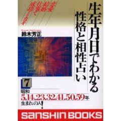 生年月日でわかる性格と相性占い　７