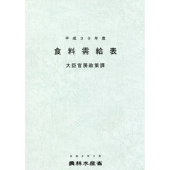 食料需給表　平成３０年度