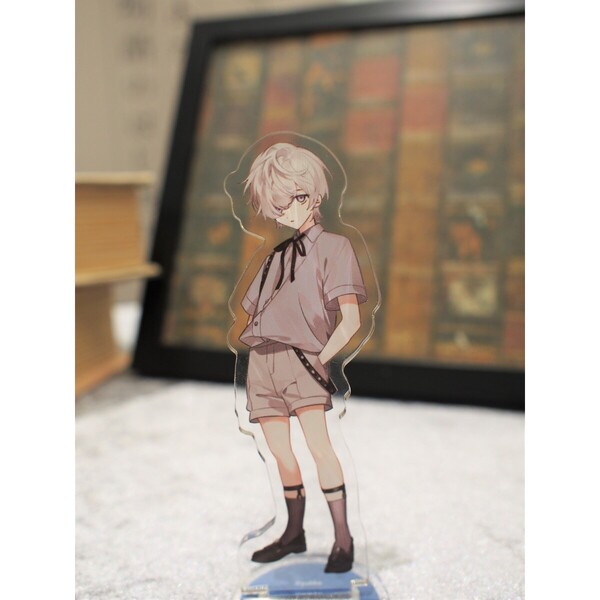 伽藍堂書店へようこそ」キャラクター アクリルスタンド 雨貝宗・ニャム  