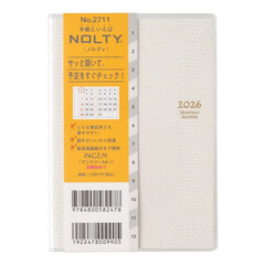 ＰＡＧＥＭ　ｂｙ　ＮＯＬＴＹ　ペイジェムマンスリーＡ６－ｉ日曜（ホワイト）［２７１１］　２０２６年１月始まり