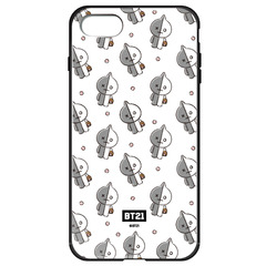 BT21 【VAN（パターン）】 ガラスハイブリッドiPhone8/7ケース