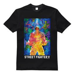 ストリートファイターV オリジナルTシャツ（集合）ブラック