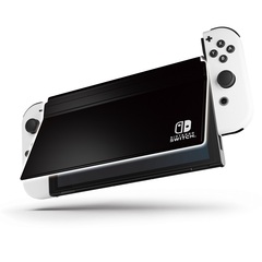 Nintendo Switch new フロントカバー for Nintendo Switch（有機ELモデル）　ブラック