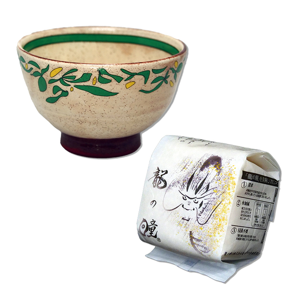岐阜県産「龍の瞳」&美濃焼きオリジナルお茶碗セット