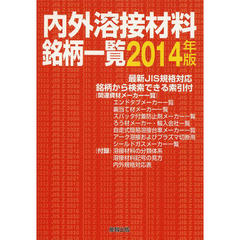 内外溶接材料銘柄一覧　２０１４年版