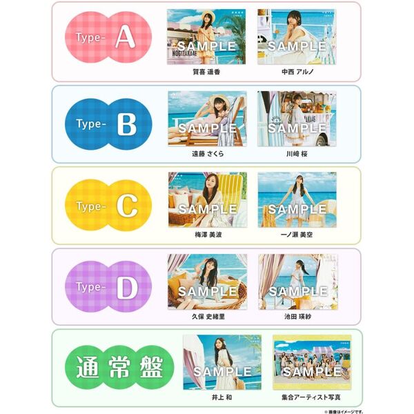 乃木坂46／39thシングル『Same numbers』（初回仕様限定盤 Type