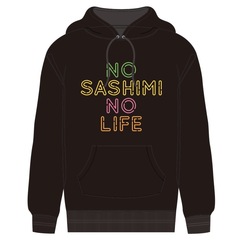 【公式グッズ】ゴリパラ見聞録パーカー NO SASHIMI NO LIFE ネオン