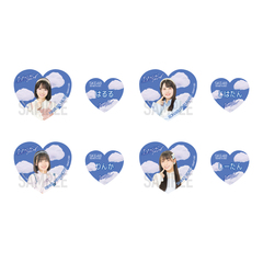 【SKE48】52横井志穂 「サンダルだぜ」　ステッカー2枚セット【EC限定】