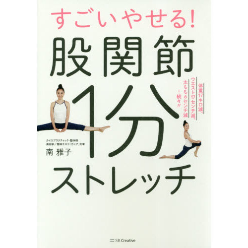 すごいやせる！股関節１分ストレッチ　体重１７キロ減、ウエスト１７センチ減、太もも６センチ減…続々！！