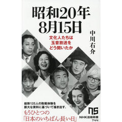 昭和２０年８月１５日　文化人たちは玉音放送をどう聞いたか