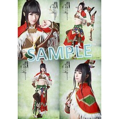 舞台版 誰ガ為のアルケミスト～聖ガ剣、十ノ戒～　キャストL判ブロマイド　4枚セット セーダ／花奈澪