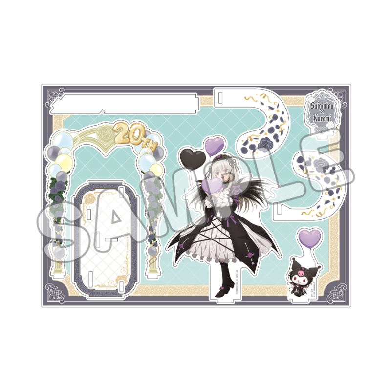 ローゼンメイデン 水銀燈×クロミ アクリルブロック サンリオコラボ ローゼンメイデン×サンリオキャラクターズ_アクリルブロック