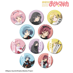 TVアニメ「魔法少女まどか☆マギカ」rockin'starコラボ 描き下ろし 第2弾 トレーディンググリッター缶バッジ【単品】（2026年7月中旬以降発売予定）