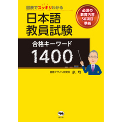 図表でスッキリわかる日本語教員試験合格キーワード１４００