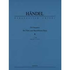 ヘンデル　１１のフルート・ソナタ