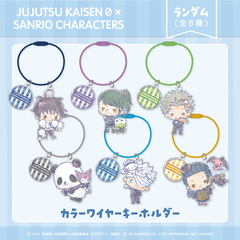 劇場版 呪術廻戦 0×サンリオキャラクターズ 　ランダムカラーワイヤーキーホルダー BOX（全6種入り）