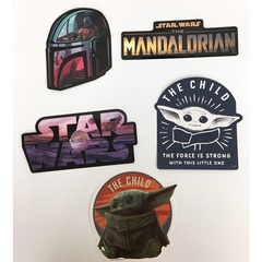 【STAR WARS マンダロリアン】ステッカー５種セット
