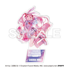 「桜ミク×Shibuya Sakura Stage」 アクリルスタンド Art by 二反田こな（2026年10月以降発売予定）