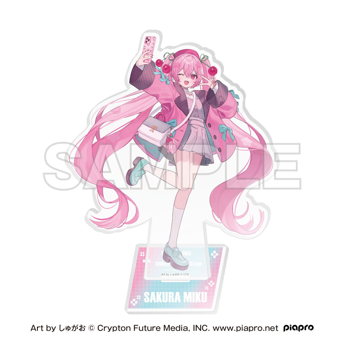桜ミク×Shibuya Sakura Stage」 アクリルスタンド Art by しゅがお