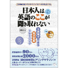 日本人は英語のここが聞き取れない―3週間でできる弱点克服トレーニング【CD1枚付き】