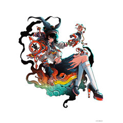【なつめさんち】原画展「SAVE PAINT」複製原画 TOKYO MECHA GIRL