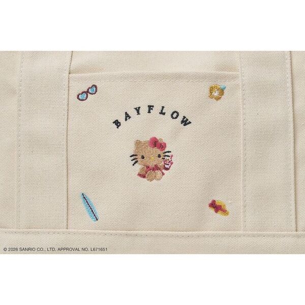 BAYFLOW × HELLO KITTY 刺繍ロゴトートバッグ BOOK (宝島社ブランド