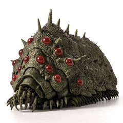 タケヤ式自在置物　風の谷のナウシカ　王蟲[小]　真紅ver.