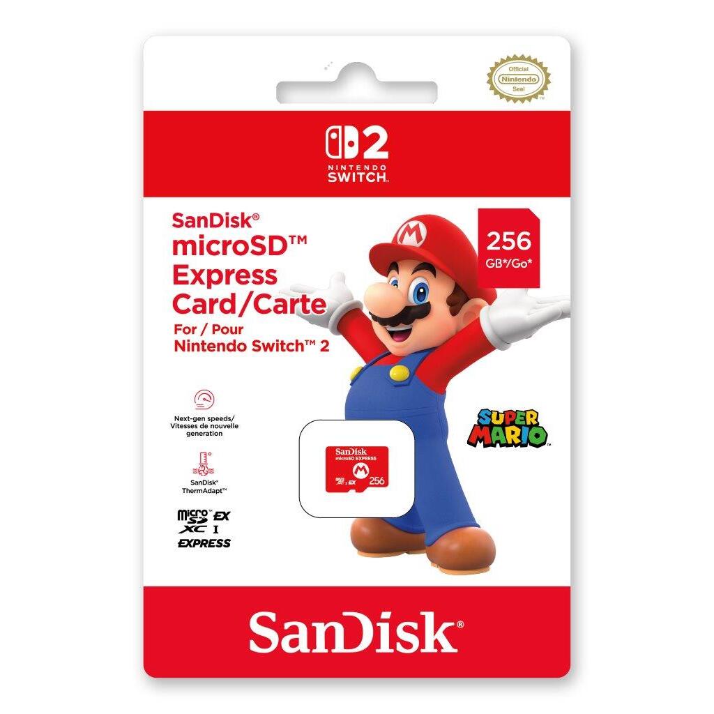 Nintendo Switch 2 SanDisk microSD Express Card 256GB for Nintendo