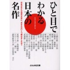 ひと目でわかる日本の名作　日本が生んだ傑作文学に、あなたはいくつ触れましたか？