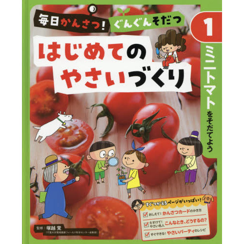 毎日かんさつ！ぐんぐんそだつはじめてのやさいづくり　１　ミニトマトをそだてよう