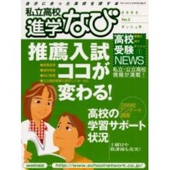 私立高校進学なび　２００２Ｎｏ．２ダッシュ号　推薦入試ココが変わる！／高校の学習サポート状況