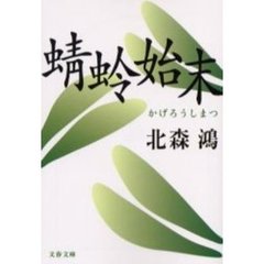 蜻蛉始末