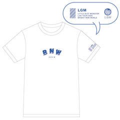 Little Glee Monster/BRIGHT NEW WORLD/BNWツアーTシャツ/ホワイト
