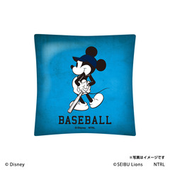 21ミッキーマウス（BASEBALL）/埼玉西武ライオンズ　クッション