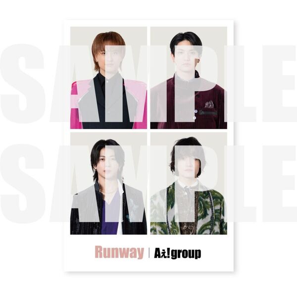 Aぇ! group／Runway（通常盤／CD）（外付特典：証明写真風フォトシート