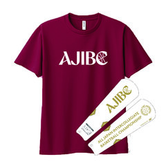 AJIBC2024 応援Tシャツセット バーガンディ Lサイズ