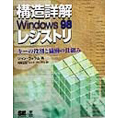 構造詳解 Windows95 レジストリ キーの役割と協働の仕組み SE翔泳社エコちゃんの総出品一覧