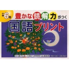 豊かな読解力がつく国語プリント　小学６年
