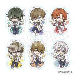 ツキウタ。THE ANIMATION 2 描き起こしダイカットステッカー Procellarum（18枚セット）