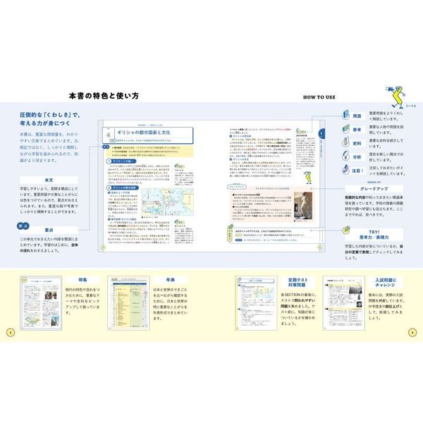 くわしい歴史 中学1～3年 - 人文