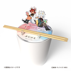 【機動戦士ガンダム 水星の魔女】 アクリルヌードルストッパー（スレッタ・マーキュリー、ミオリネ・レンブラン）【セブンネット限定】