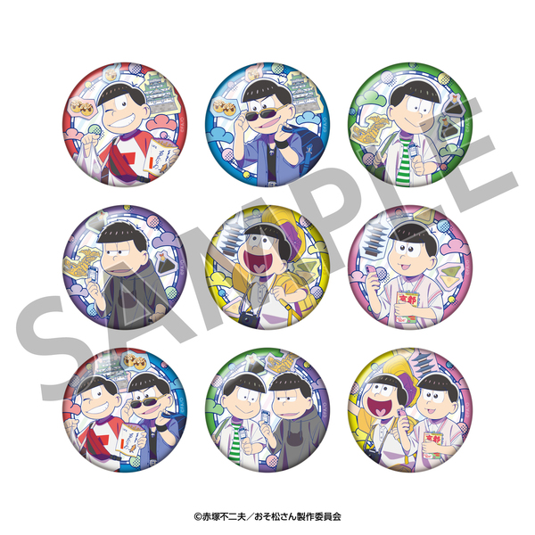 おそ松さん LOFT 限定 トレーディング缶バッジ おそ松 ×3 マリモ