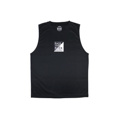 【パスザロック】　スリーブレスシャツ　-　Sサイズ　-　ブラック