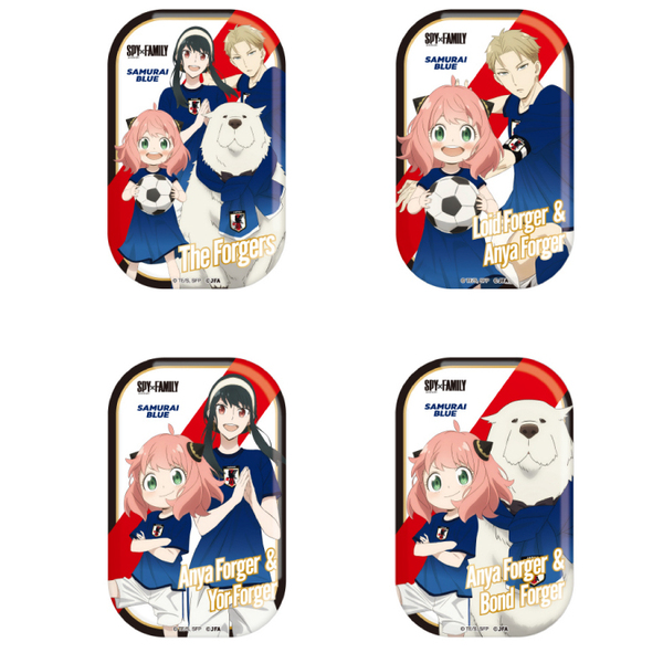 SPY×FAMILY トレーディングスクエア缶バッジ サッカー日本代表ver. ※全4種