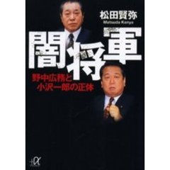 闇将軍　野中広務と小沢一郎の正体