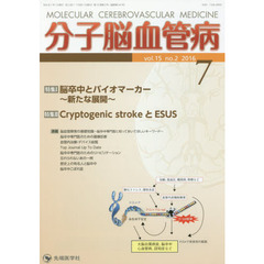 分子脳血管病　ｖｏｌ．１５ｎｏ．２（２０１６－７）　特集脳卒中とバイオマーカー～新たな展開～／Ｃｒｙｐｔｏｇｅｎｉｃ　ｓｔｒｏｋｅとＥＳＵＳ